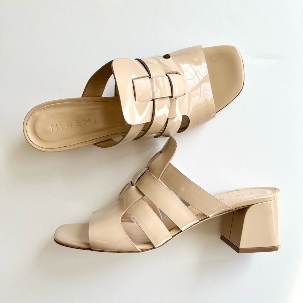 NWOT M. Gemi Mare Open Toe Nude Sandal